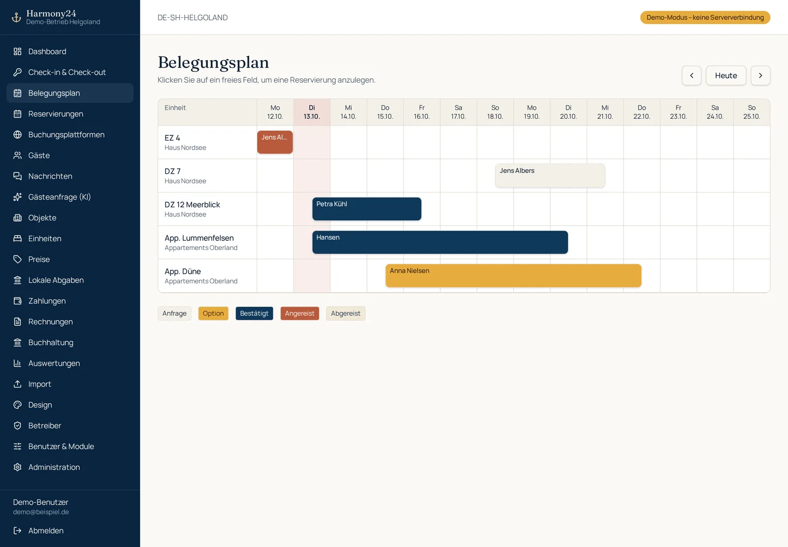 Harmony24 – Hotelsoftware & Buchungsverwaltung